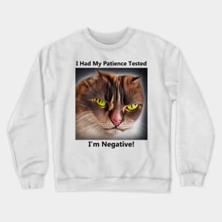 Angry Cat Crewneck Sweatshirt